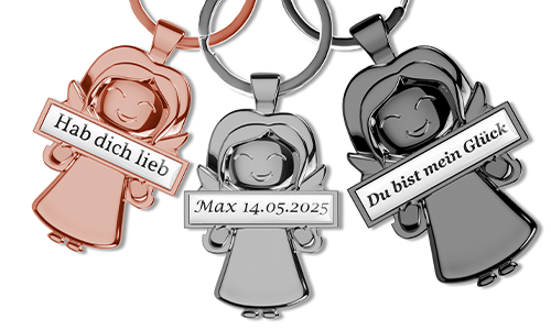 Guardian Angel Keychain – Personalized Gift for Expecting Mom or Dad