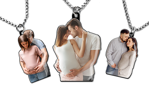 Personalized Family Necklace – Perfect Gift for Expecting Parents