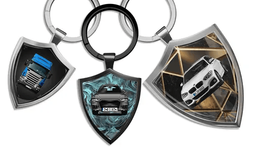 Auton avaimenperä – Kilpi