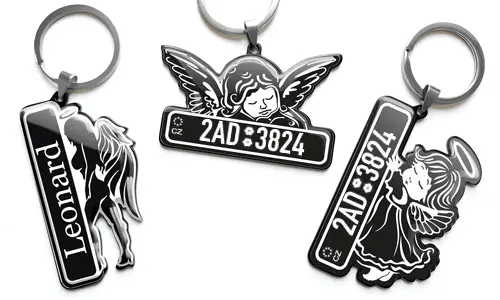 Llavero de ángel guardián