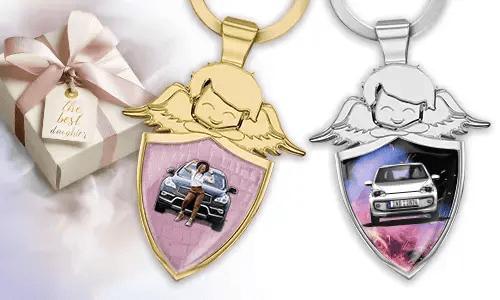  Llavero de ángel personalizado como regalo para tu hija