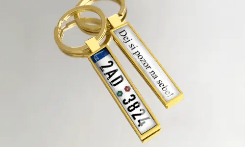 Schlüsselanhänger - Gold