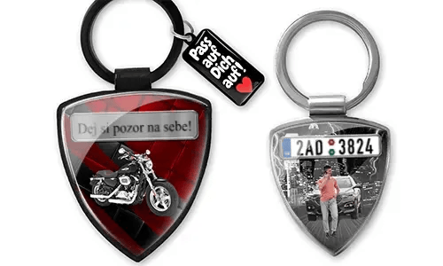 Sleutelhanger schild voor vriend