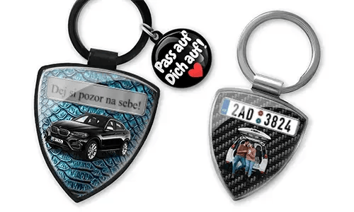 Porte-clés écusson pour frère