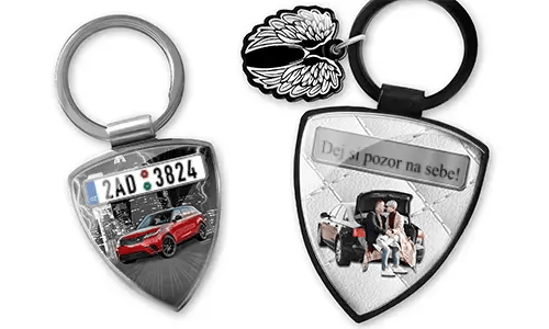 Llave con escudo como regalo para parejas