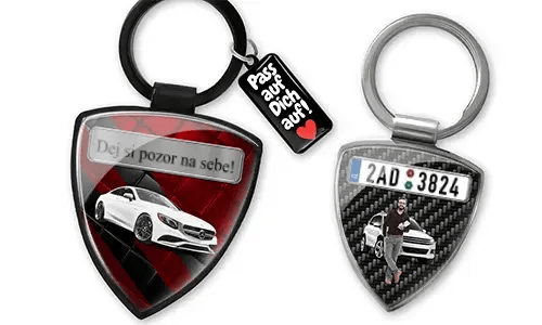 Llave con escudo para marido