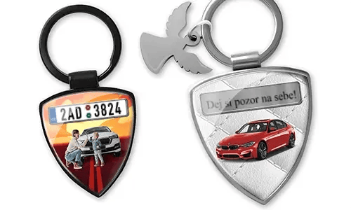 Porte-clés bouclier pour maman