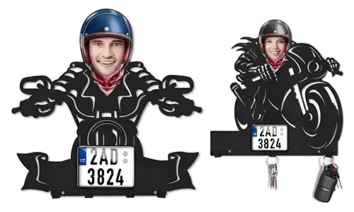 Porte-clés mural pour les passionnés de moto