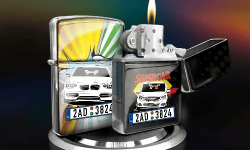 Aansteker met autobenzine