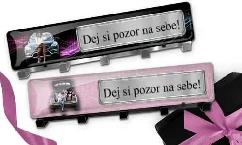 Personalised luxury keyholder-wall - cool gift for your daughter