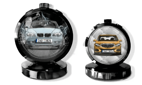Voiture personnalisée - Cockpit de parfum