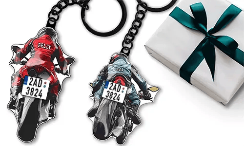 Sport-Motorrad-Schlüsselanhänger – Geschenk für dich
