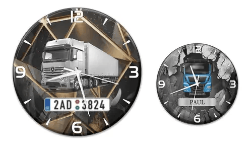 Wall clock for truck lovers