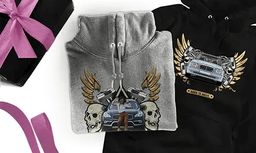 auto pullover Schwarz mit schwarzem Auto pullover auto