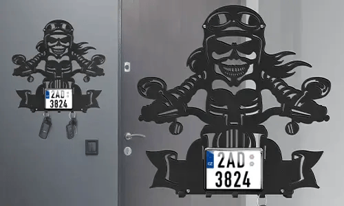 gallery-keyholder-wall-skeleton-motorcycle-rider-license-plate-text-printed-3