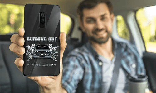 individuelle handyhülle Burning Out in der Hand handyhülle individuell