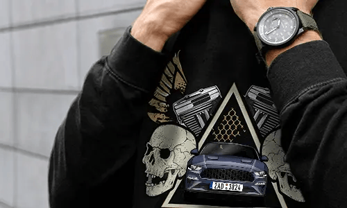 auto pullover Schwarz mit schwarzem Auto pullover auto