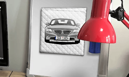 foto magnet mit Familienfoto auf dem Tisch magnete personalisieren