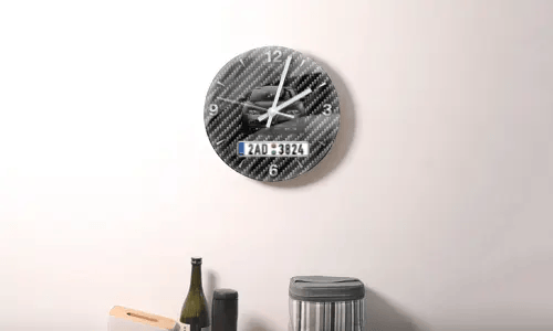 wanduhr mit foto auf dem Wand wanduhr mit bildern