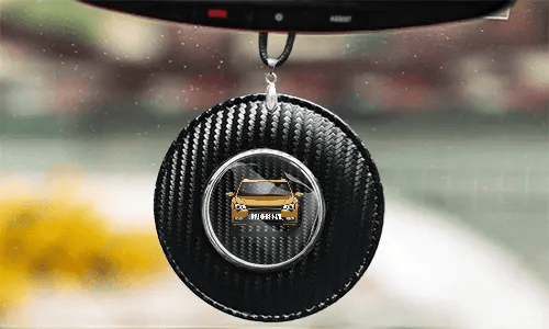 autospiegelanhänger mit foto auf dem Rückspiegel individualisierter autospiegelanhänger