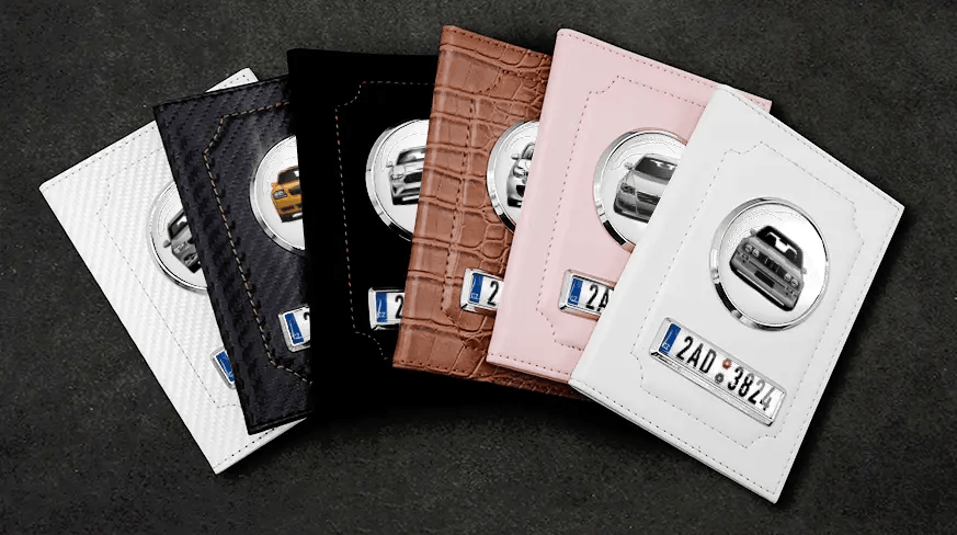 CUSTODIA PER CARTA DI CIRCOLAZIONE - ROSA