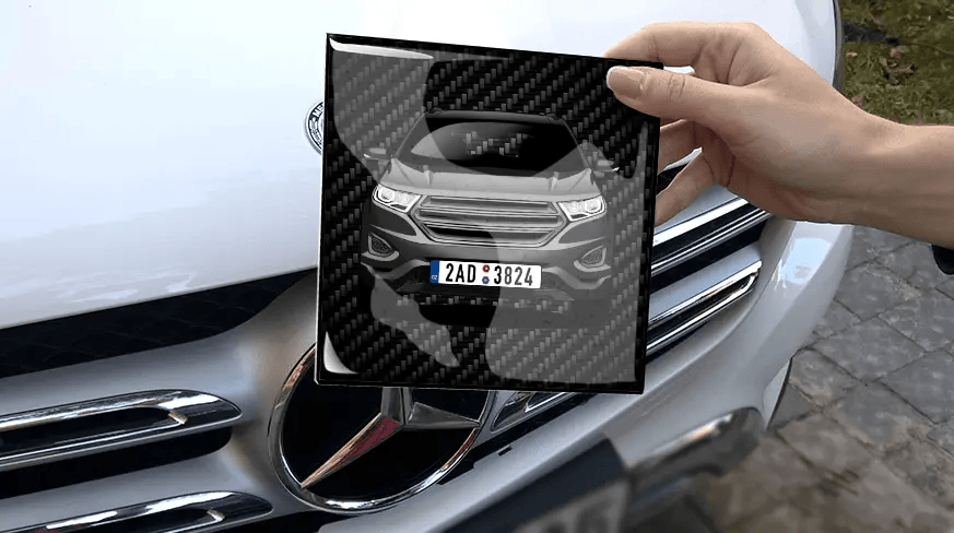 Magnet Čtyřhranný bezrámový