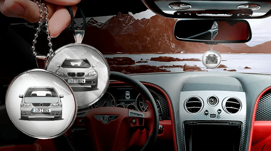 spiegelanhänger Rund