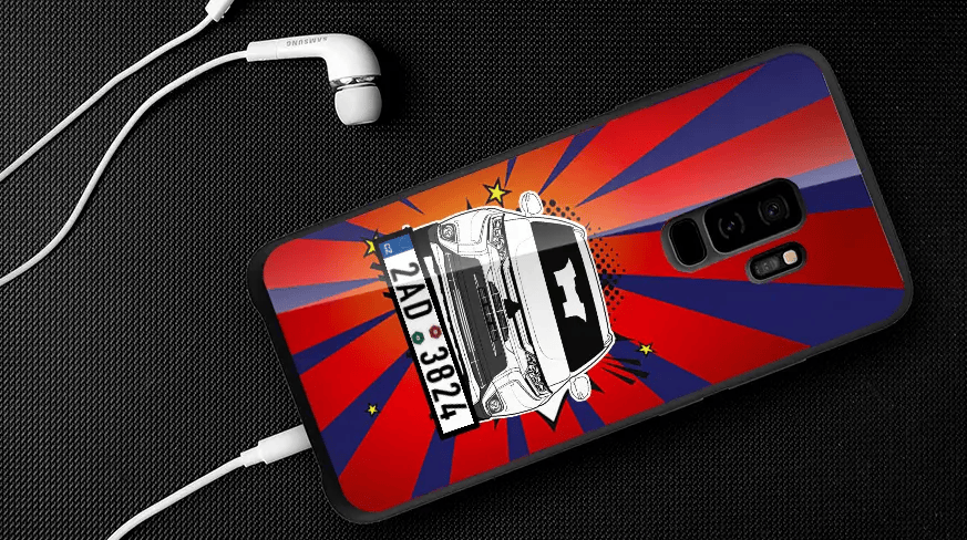 Étui mobile Comic Silhouette