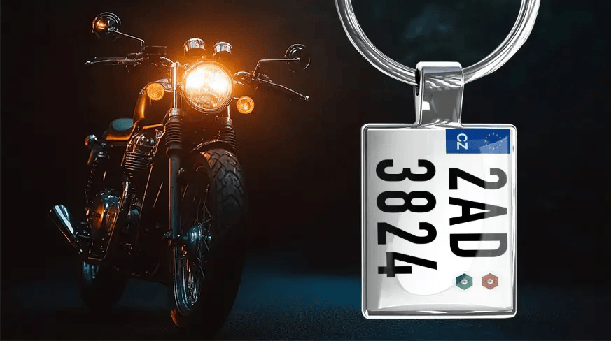 Motorcykel nyckelring